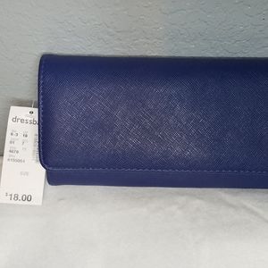 Dress Barn Cobalt Blue Wallet NWT